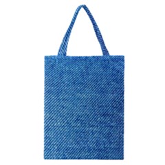 Jeans Blue  Classic Tote Bag by artworkshop