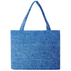 Jeans Blue  Mini Tote Bag by artworkshop