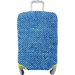 Jeans Blue  Luggage Cover (large) by artworkshop