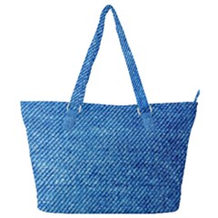 Jeans Blue  Full Print Shoulder Bag by artworkshop