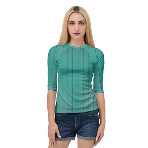 Green Surface  Quarter Sleeve Raglan Tee by artworkshop