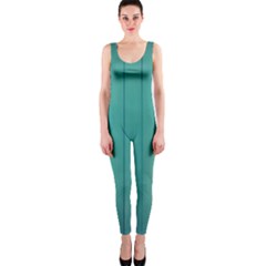 Green Surface  One Piece Catsuit by artworkshop