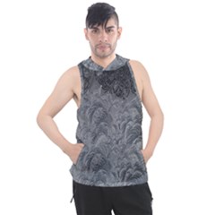 Ice Frost Crystals Men s Sleeveless Hoodie by artworkshop