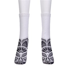 Im Fourth Dimension Black White Crew Socks by imanmulyana