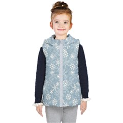 Snow-frozen Kids  Hooded Puffer Vest by nate14shop