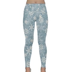 Snow-frozen Lightweight Velour Classic Yoga Leggings