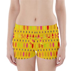 Banner-polkadot-yellow Boyleg Bikini Wrap Bottoms by nate14shop