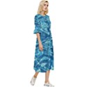 Surface Abstract  Double Cuff Midi Dress View3