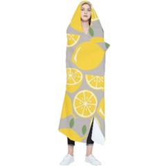 Lemon Pattern Wearable Blanket by artworkshop