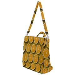 Oranges Slices  Pattern Crossbody Backpack by artworkshop