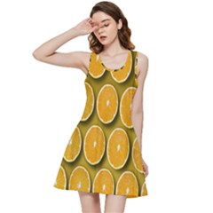 Oranges Slices  Pattern Inside Out Racerback Dress by artworkshop