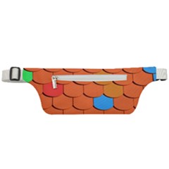 Phone Wallpaper Roof Roofing Tiles Roof Tiles Active Waist Bag by artworkshop