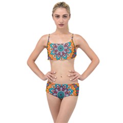 Mandala Spirit Layered Top Bikini Set by zappwaits