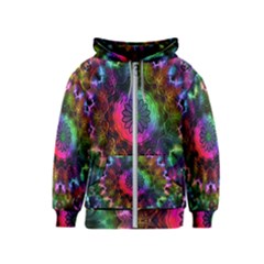 Pride Mandala Kids  Zipper Hoodie by MRNStudios