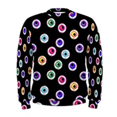 Eye Halloween Pattern Men s Sweatshirt by designsbymallika