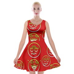 Emotion Velvet Skater Dress by nate14shop