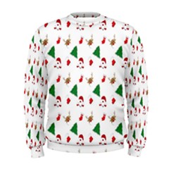 Christmas Tree,santa Men s Sweatshirt by nate14shop