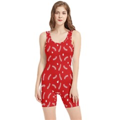 Christmas Pattern,love Red Women s Wrestling Singlet by nate14shop