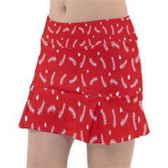 Christmas Pattern,love Red Classic Tennis Skirt by nate14shop