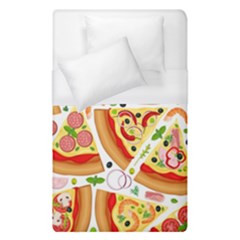 Pizza Love Duvet Cover (single Size) by designsbymallika