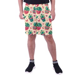 Cactus Love 5 Men s Pocket Shorts by designsbymallika