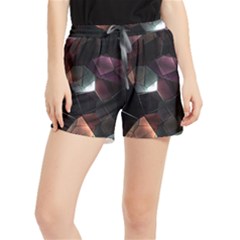 Crystals Background Designluxury Women s Runner Shorts by Jancukart