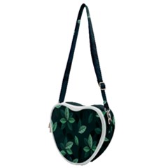 Leaves Heart Shoulder Bag by nateshop