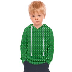 Light Green Christmas Tree Kids  Overhead Hoodie