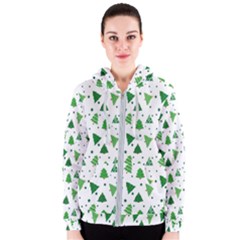 Christmas-trees Women s Zipper Hoodie by nateshop