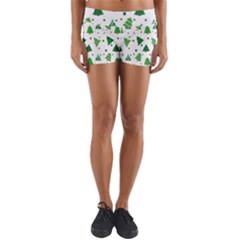 Christmas-trees Yoga Shorts by nateshop