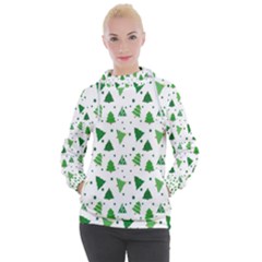 Christmas-trees Women s Hooded Pullover