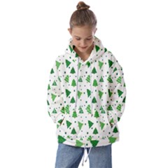 Christmas-trees Kids  Oversized Hoodie by nateshop