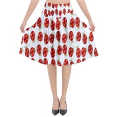 Beetle Flared Midi Skirt