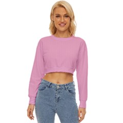 Background Pink Modern Lightweight Long Sleeve Sweatshirt