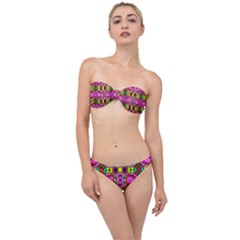 Abstract-karakkter Classic Bandeau Bikini Set by nateshop