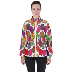 Watermelon Women s High Neck Windbreaker