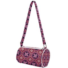 Abstract-background-motif Mini Cylinder Bag