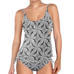 Abstract-gray Tankini Set