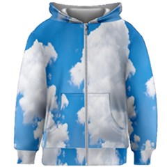 Cloudy Kids  Zipper Hoodie Without Drawstring by nateshop