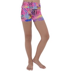 Illustration Kids  Lightweight Velour Yoga Shorts