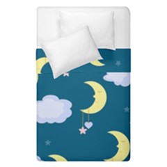 Moon Duvet Cover Double Side (single Size) by nateshop