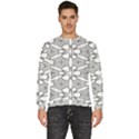 Pattern-white Men s Fleece Sweatshirt View1