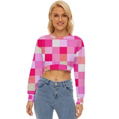 Pink Box Lightweight Long Sleeve Sweatshirt