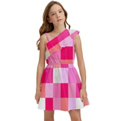 Pink Box Kids  One Shoulder Party Dress