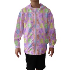 Dungeons And Cuties Kids  Hooded Windbreaker by thePastelAbomination