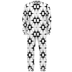 Star-white Triangle Onepiece Jumpsuit (men) by nateshop