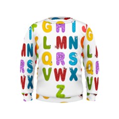 Vectors Alphabet Eyes Letters Funny Kids  Sweatshirt by Sapixe