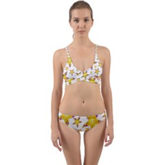 Isolated Transparent Starfish Wrap Around Bikini Set by Sapixe