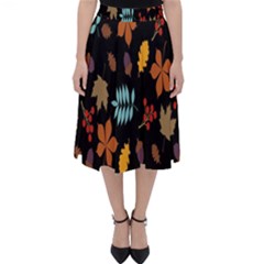 Autumn-flower Classic Midi Skirt by nateshop