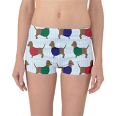 Dachshund Reversible Boyleg Bikini Bottoms by nateshop